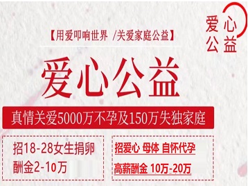 四方台捐卵助孕生子 爱心志愿者招募